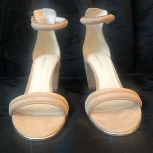 Kenneth Cole Lex Block Heel Ankle Strap Heel